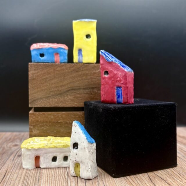 Ceramic Cottage by Michael Coyne