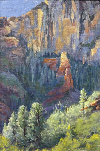 Cliffs of Slide Rock by Lili Anne Laurin