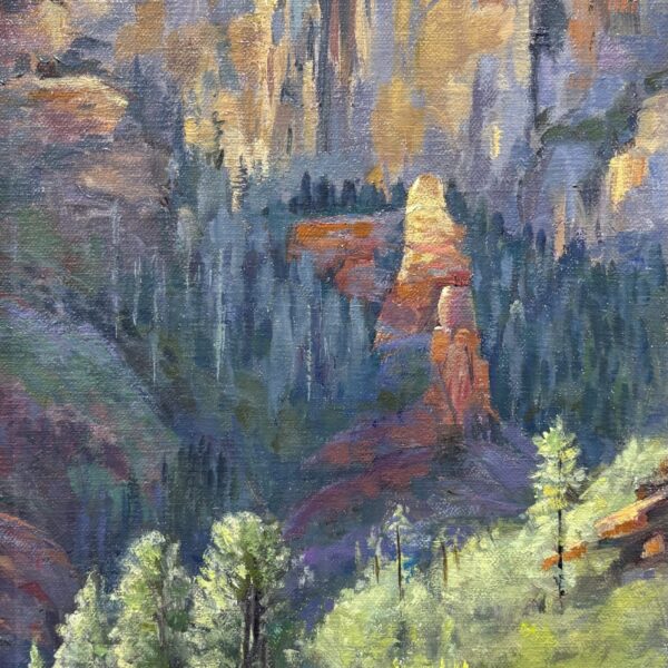 Cliffs of Slide Rock by Lili Anne Laurin