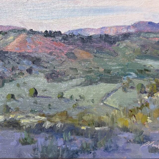 Distant High Desert View by Lili Laurin