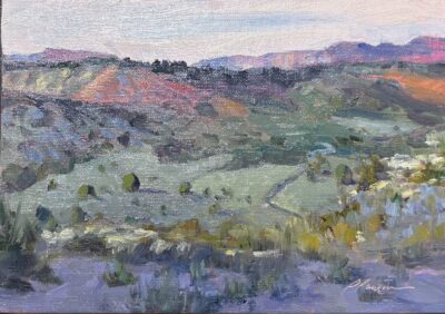 Distant High Desert View by Lili Laurin