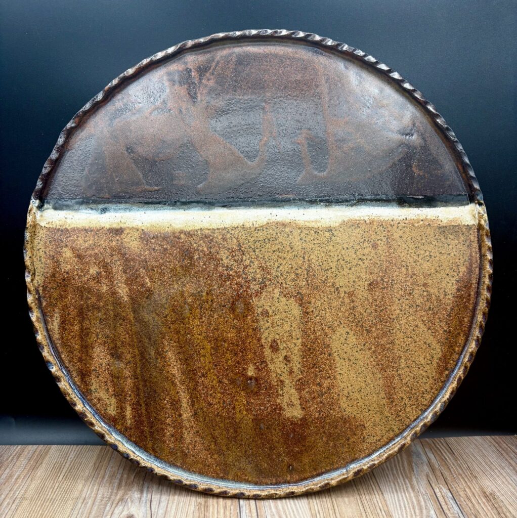 Horizon Platter Dark by Michael Coyne