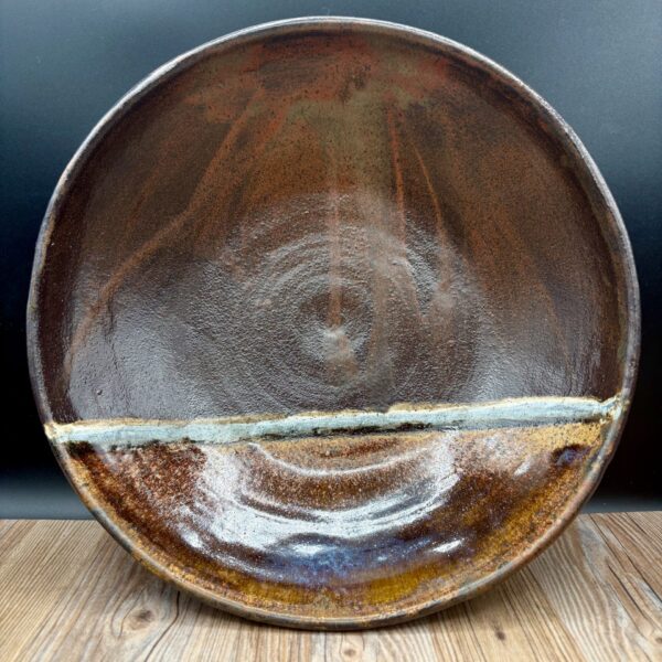Large Horizon Dark Bowl by Michael Coyne