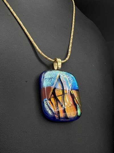 Pendant with Gold Chain by Karen Puckett