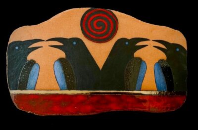 Raven Gossip by Mariann Leahy