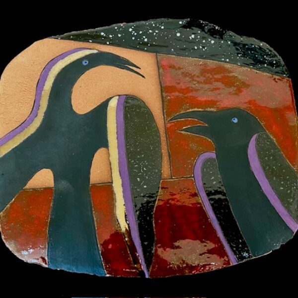 Raven Mother and Child by Mariann Leahy