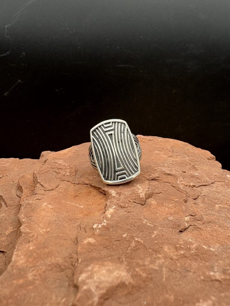 Chartres Shield Ring by Kim Fox