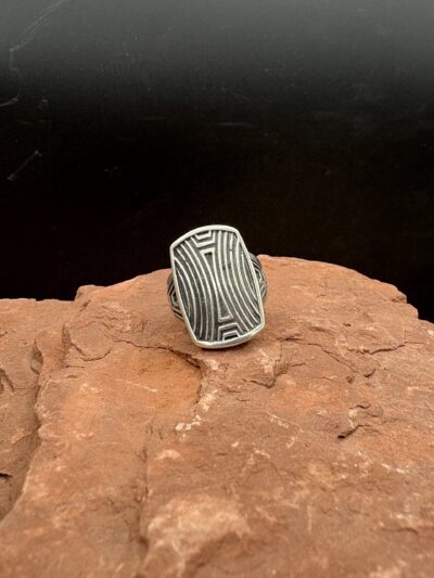 Chartres Shield Ring by Kim Fox