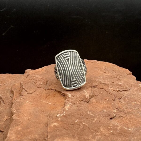 Chartres Shield Ring by Kim Fox