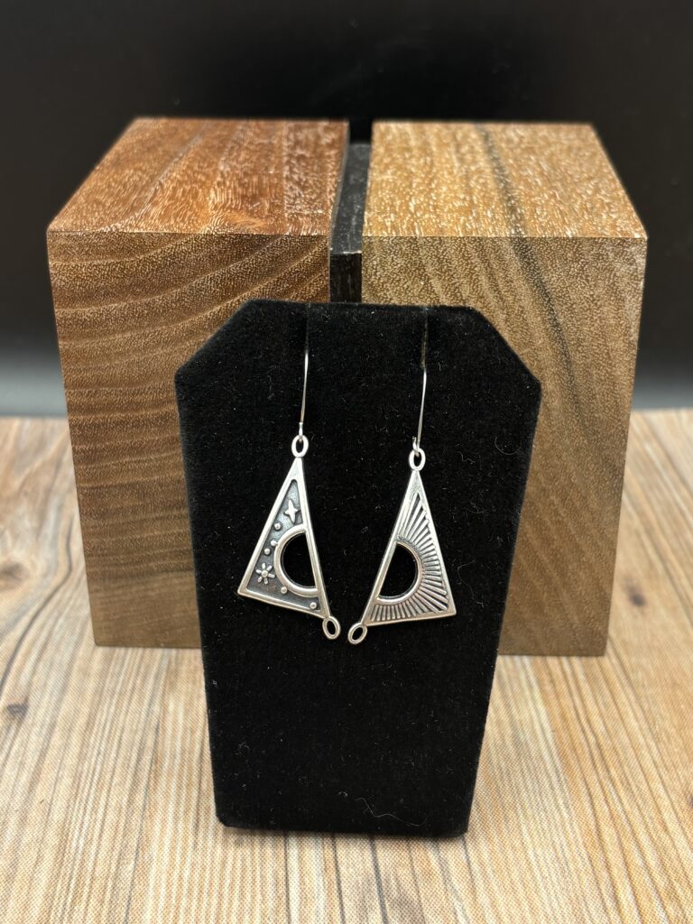 Sun, Moon and Stars Earrings by Kim Fox