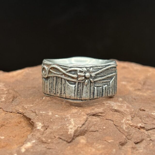 Sun, Moon and Stars Ring by Kim Fox