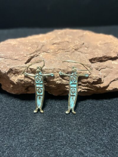 Bronze Shaman Earrings by Joan Roberts