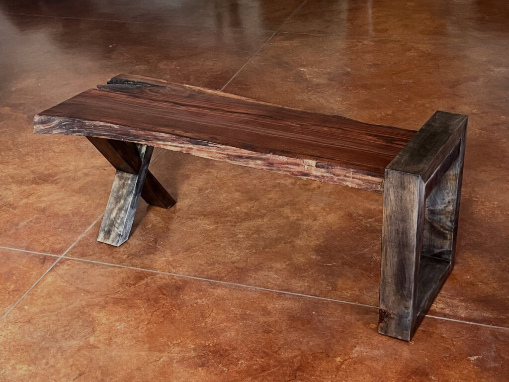 XO Black Walnut Bench by Bryan Cooperrider