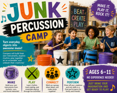 Junk Percussion Camp