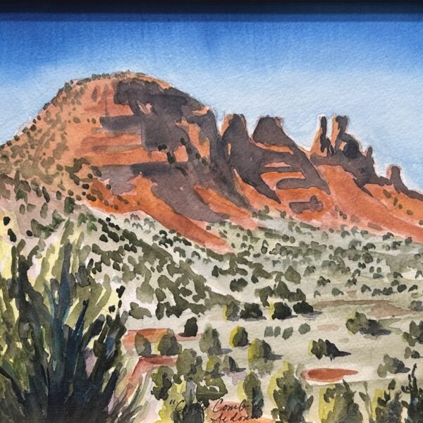 Cocks Comb , Sedona by LeAnne Sowa