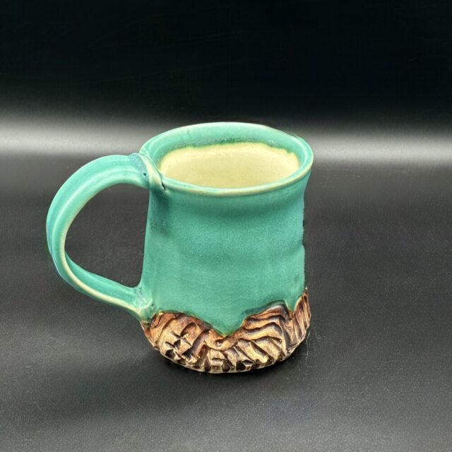 Green Mug by V. Norton