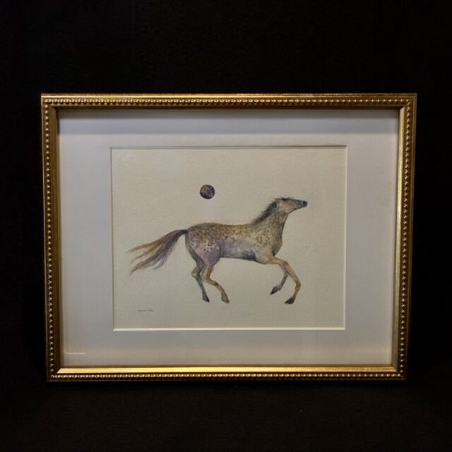 Horse and Moon by Julianne Wade