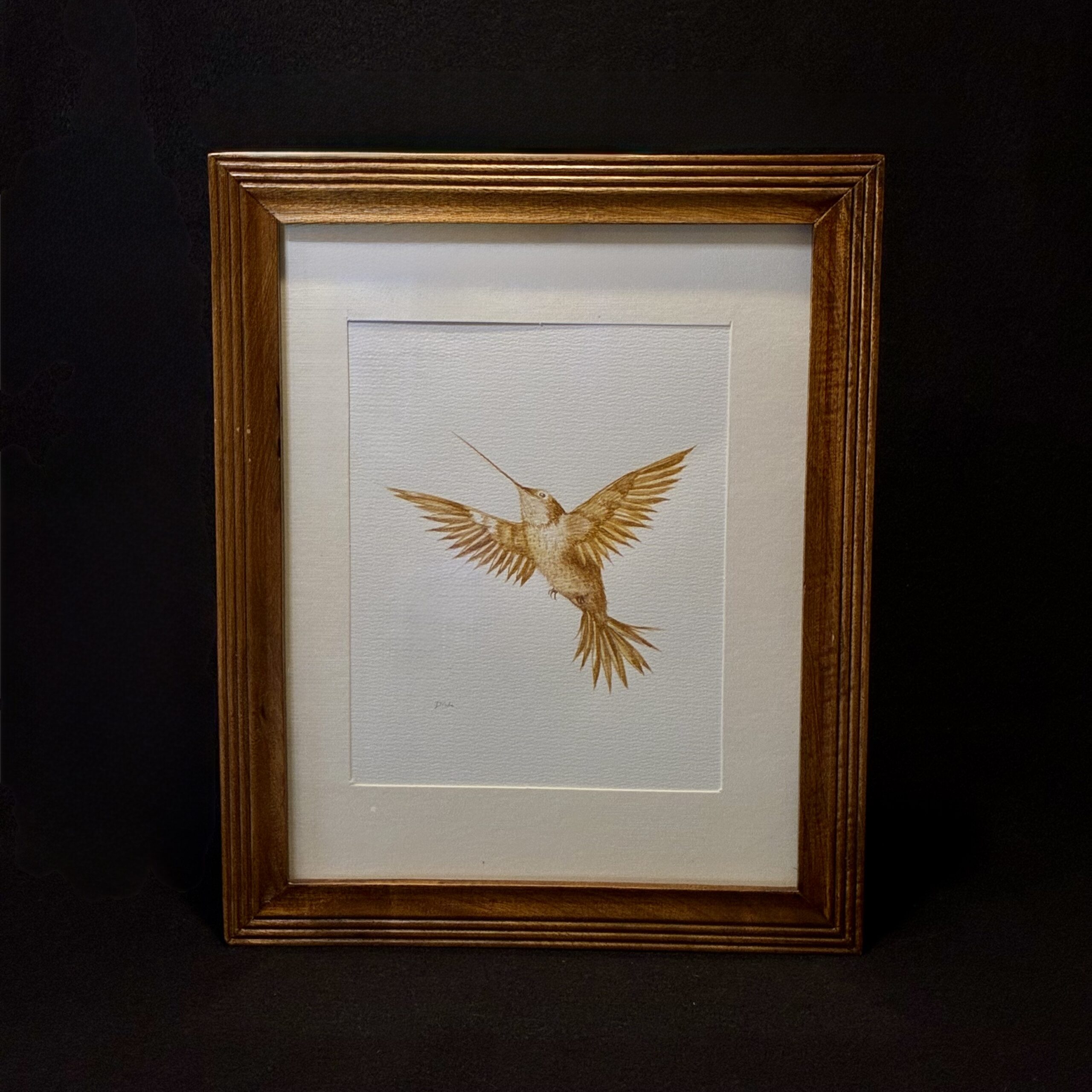Golden Hummingbird I by Julianne Wade - Sedona Arts Center