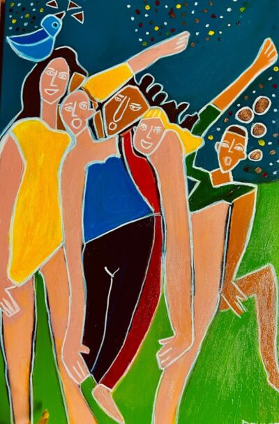 Interlocked Lesbian Love And Pride by Denize Katzen BGAS26