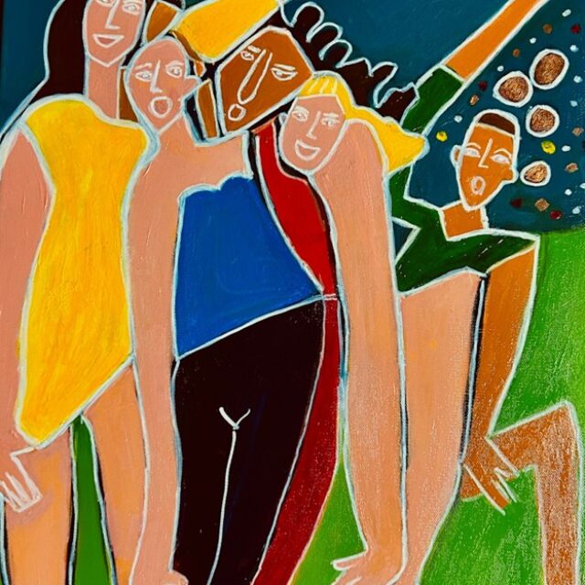Interlocked Lesbian Love And Pride by Denize Katzen BGAS26