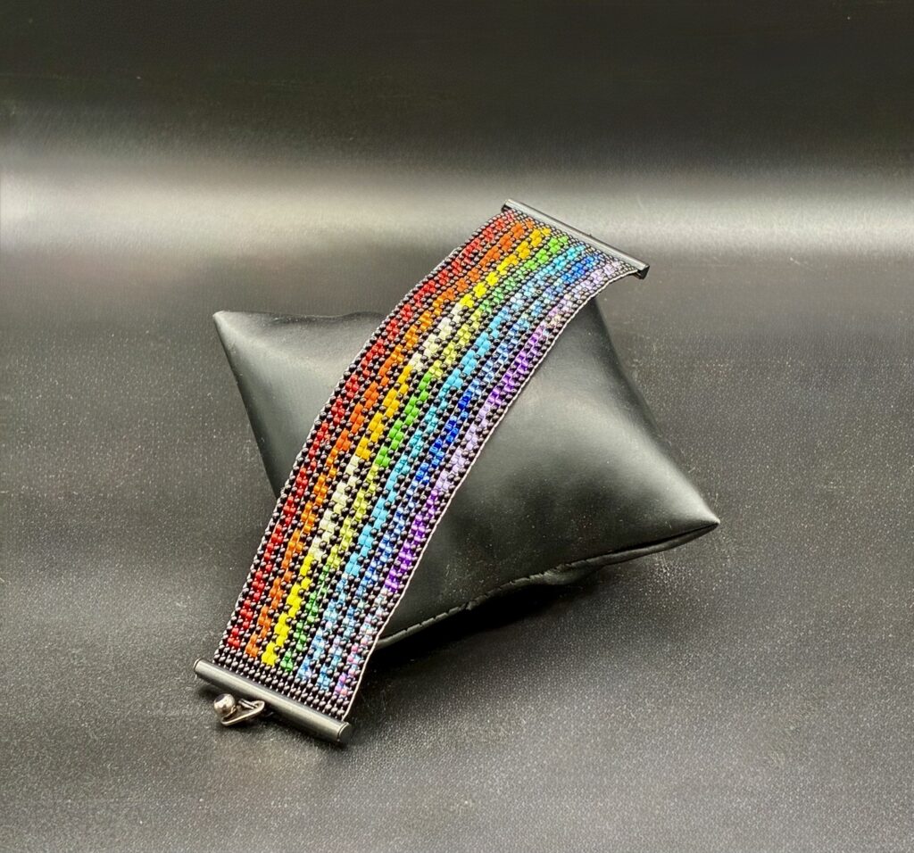 Rainbow Cuff by Nancy Leicht NAN APR 30-1
