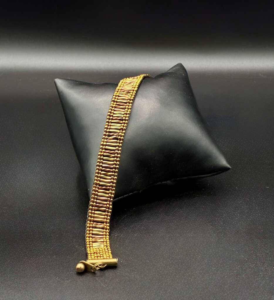 Gold Earth Tone Bugle Band APR 30-16 by Nancy Leicht