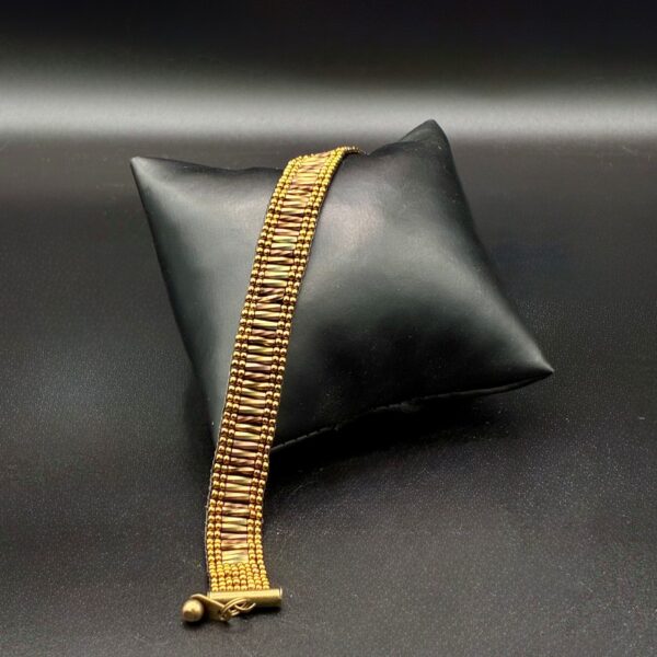Gold Earth Tone Bugle Band APR 30-16 by Nancy Leicht