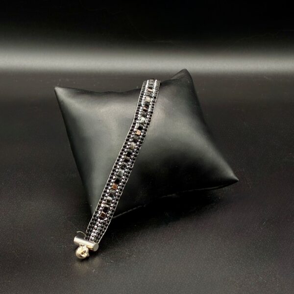 Black Mother of Pearl Mixed Bead by Nancy Leicht NAN APR 30-17