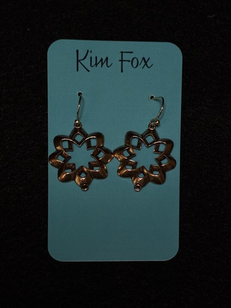 Desert Flower Earrings by Kim Fox
