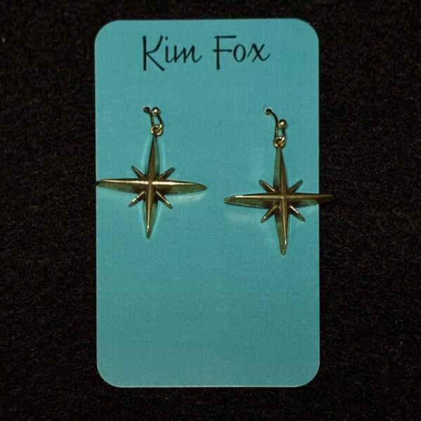 “Starlight” Bronze Earrings by Kim Fox