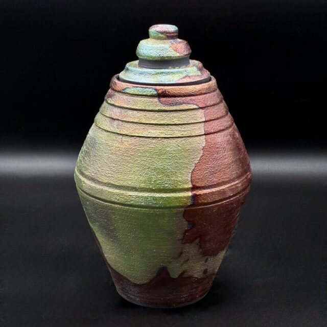 Raku Wish Jar by Sharon Penchina
