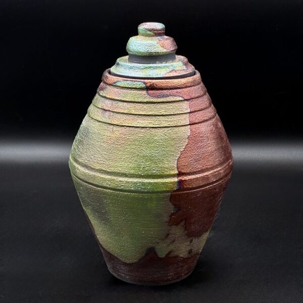 Raku Wish Jar by Sharon Penchina