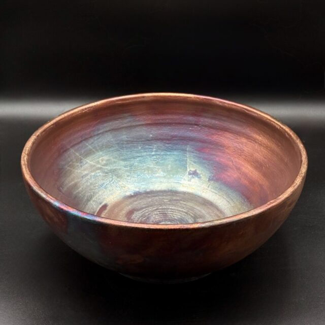 Raku Bowl by Sharon Penchina