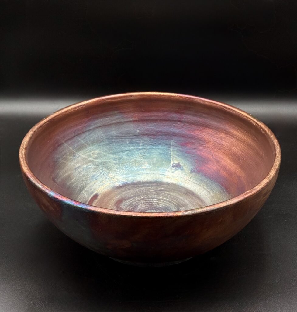 Raku Bowl by Sharon Penchina