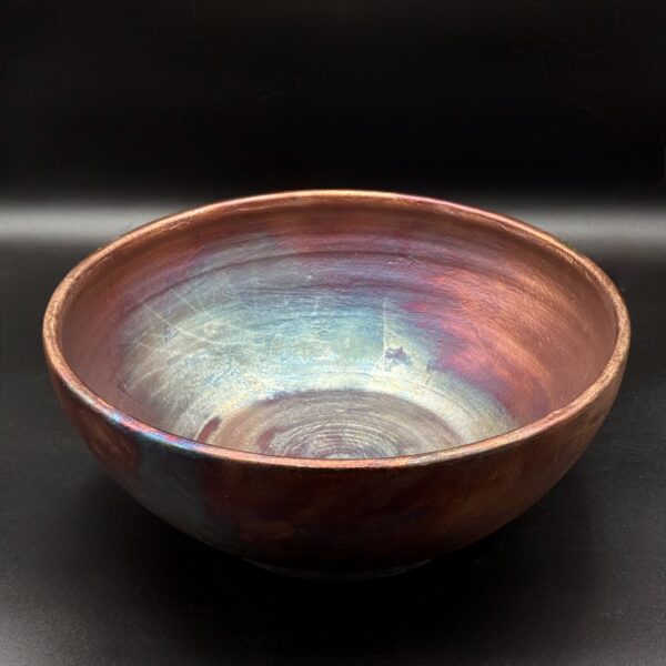 Raku Bowl by Sharon Penchina