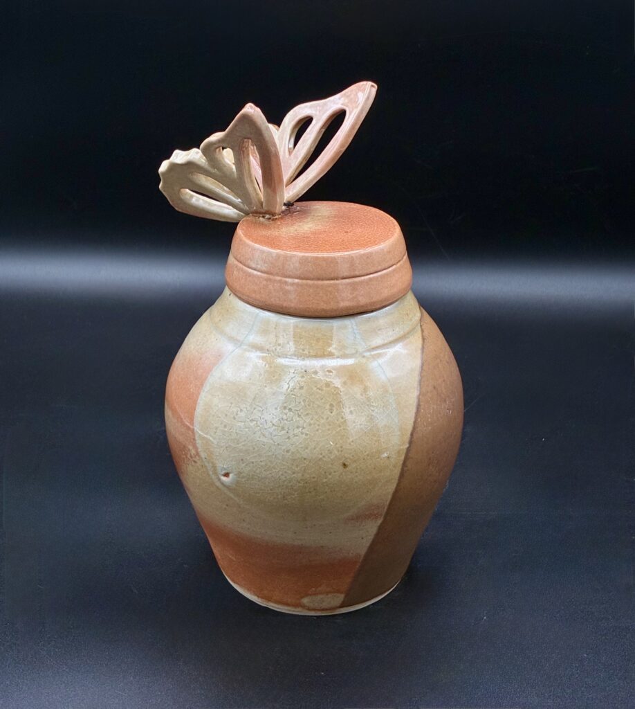 Rose Dusk Wish Jar by Sharon Penchina