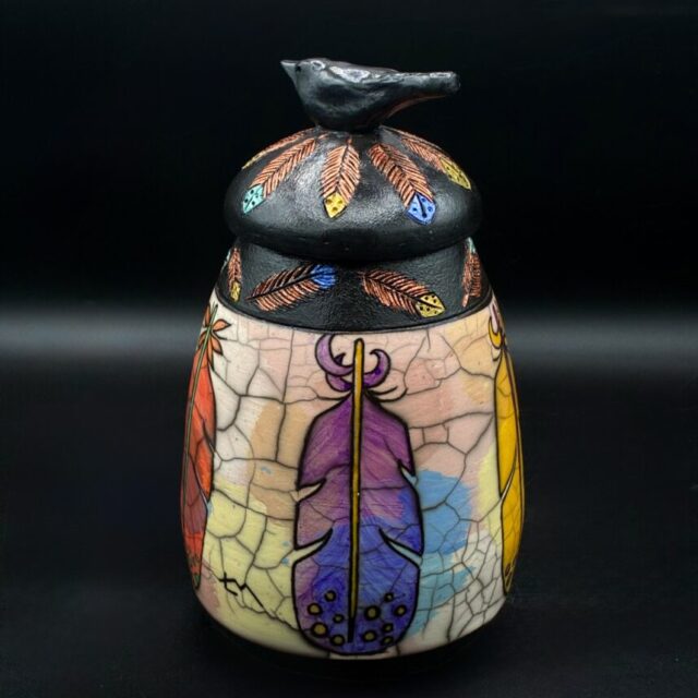 Feathers (Taller) by Lyn & Ken Mikell