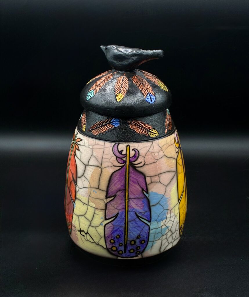 Feathers (Taller) by Lyn & Ken Mikell
