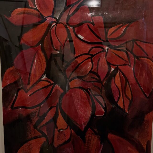 Poinsettia #3 By Myrna Harrison