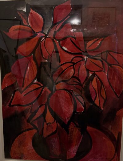 Poinsettia #3 By Myrna Harrison