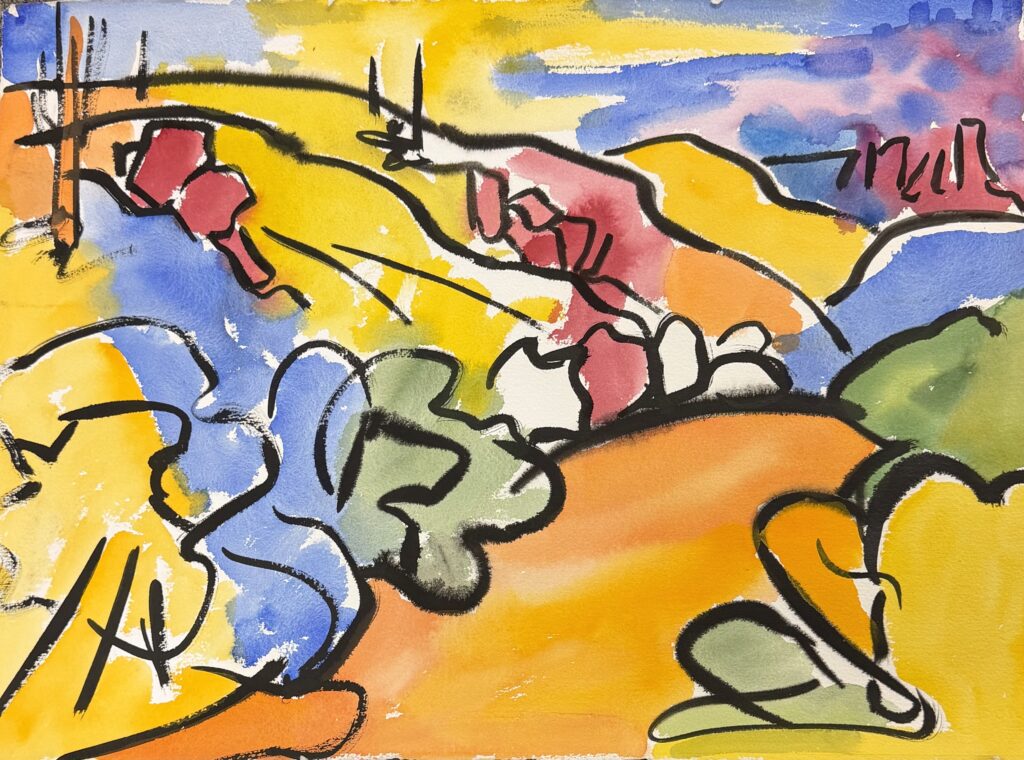 Abstract #16 Landscape by Myrna Harrison