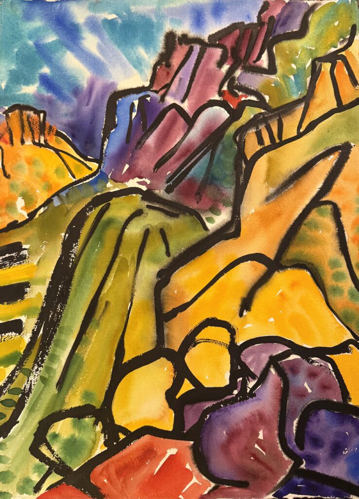 Abstract #18 Landscape by Myrna Harrison