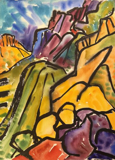 Abstract #18 Landscape by Myrna Harrison