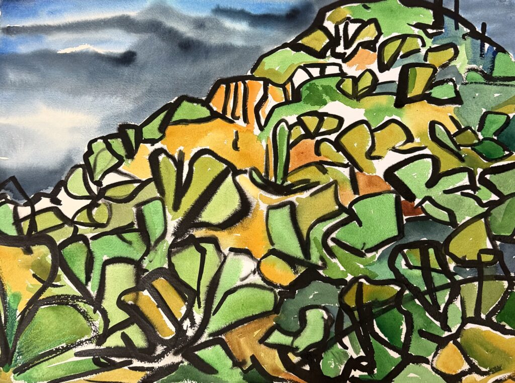 Abstract Landscape #5 by Myrna Harrison
