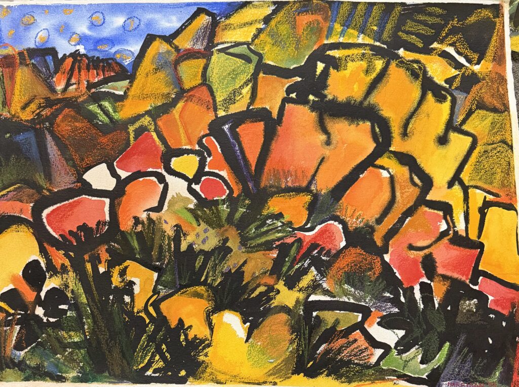 Abstract Landscape #7 by Myrna Harrison
