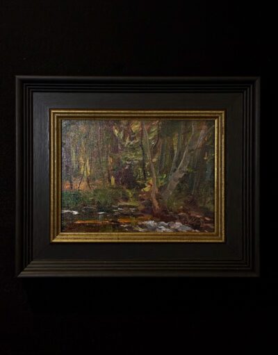 Creekside at Crescent Moon by Lili Anne Laurin