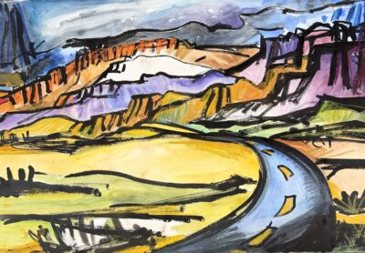 Desert Landscape #2 by Myrna Harrison