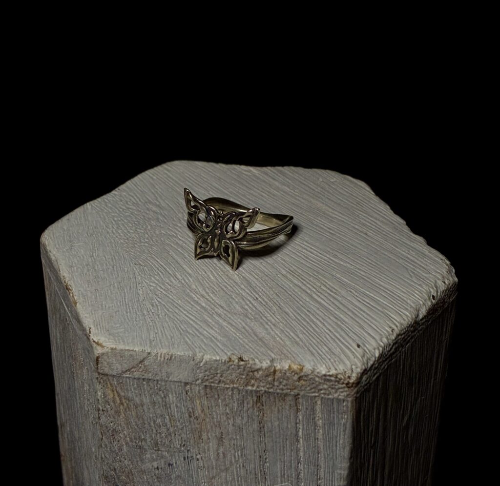 Sterling Silver Butterfly Ring by Kim Fox