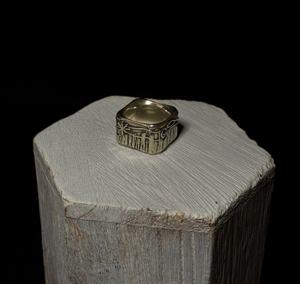 Sterling Silver Storytelling Ring by Kim Fox
