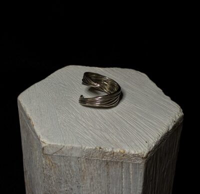 Feather to Flight, Sterling Silver Ring by Kim Fox